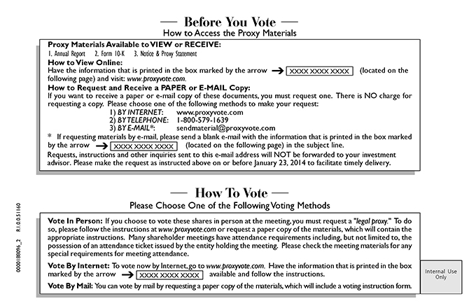 k form 1 shareholder instructions