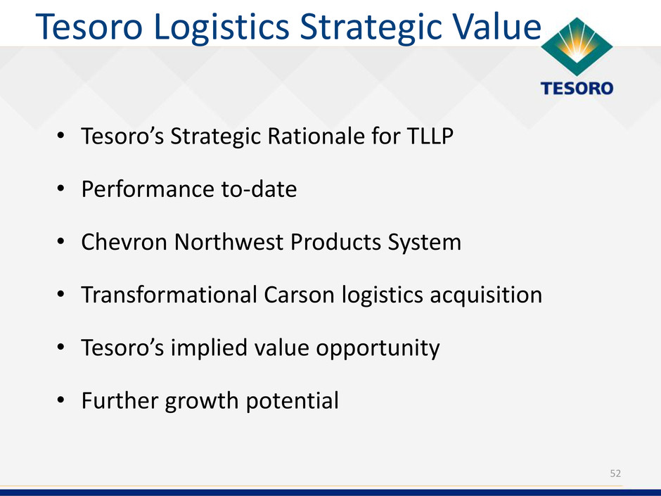 Tesoro Logistics Ipo Price