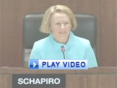 Play video of SEC Chairman Schapiro discussing asset-backed issuers and mortgage-related pools