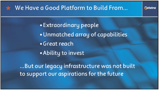 (WE HAVE A GOOD PLATFORM TO BUILD FROM)