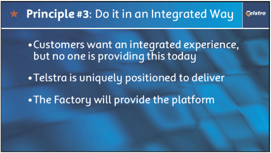 (PRINCIPLE #3: DO IT IN AN INTEGRATED WAY)