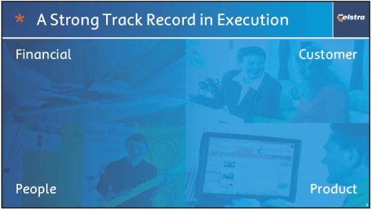 (A STRONG TRACK RECORD IN EXECUTION)