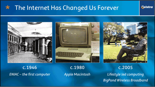 (THE INTERNET HAS CHANGED US FOREVER)
