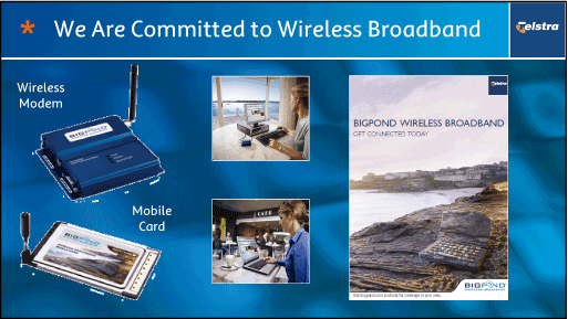 (WE ARE COMMITTED TO WIRELESS BROADBAND)