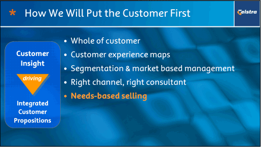 (HOW WE WILL PUT THE CUSTOMER FIRST)