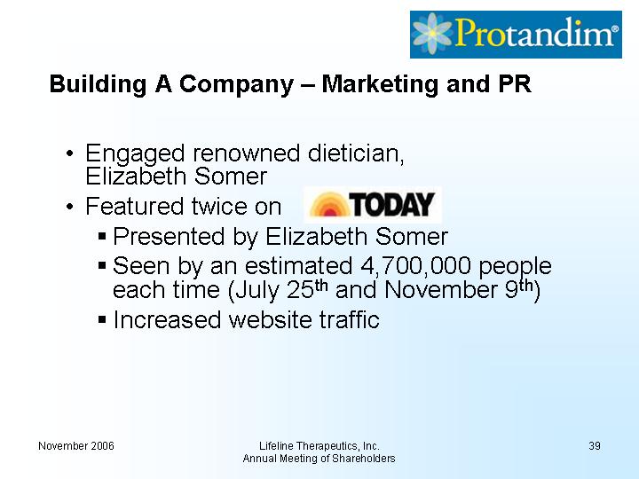 Engaged renowned dietician,Elizabeth SomerFeatured twice onPresented by ...