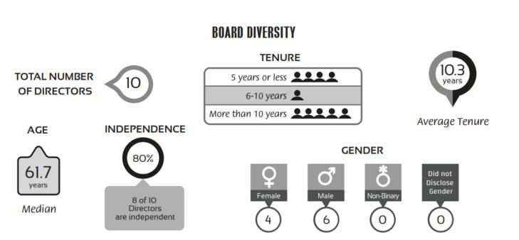 Board Diversity Graphic