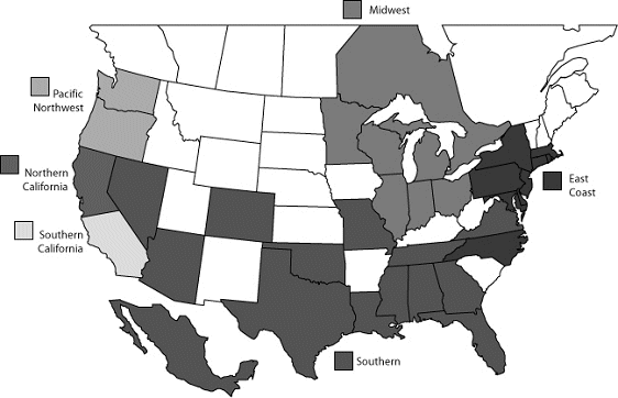 (GEOGRAPHIC REGIONS)