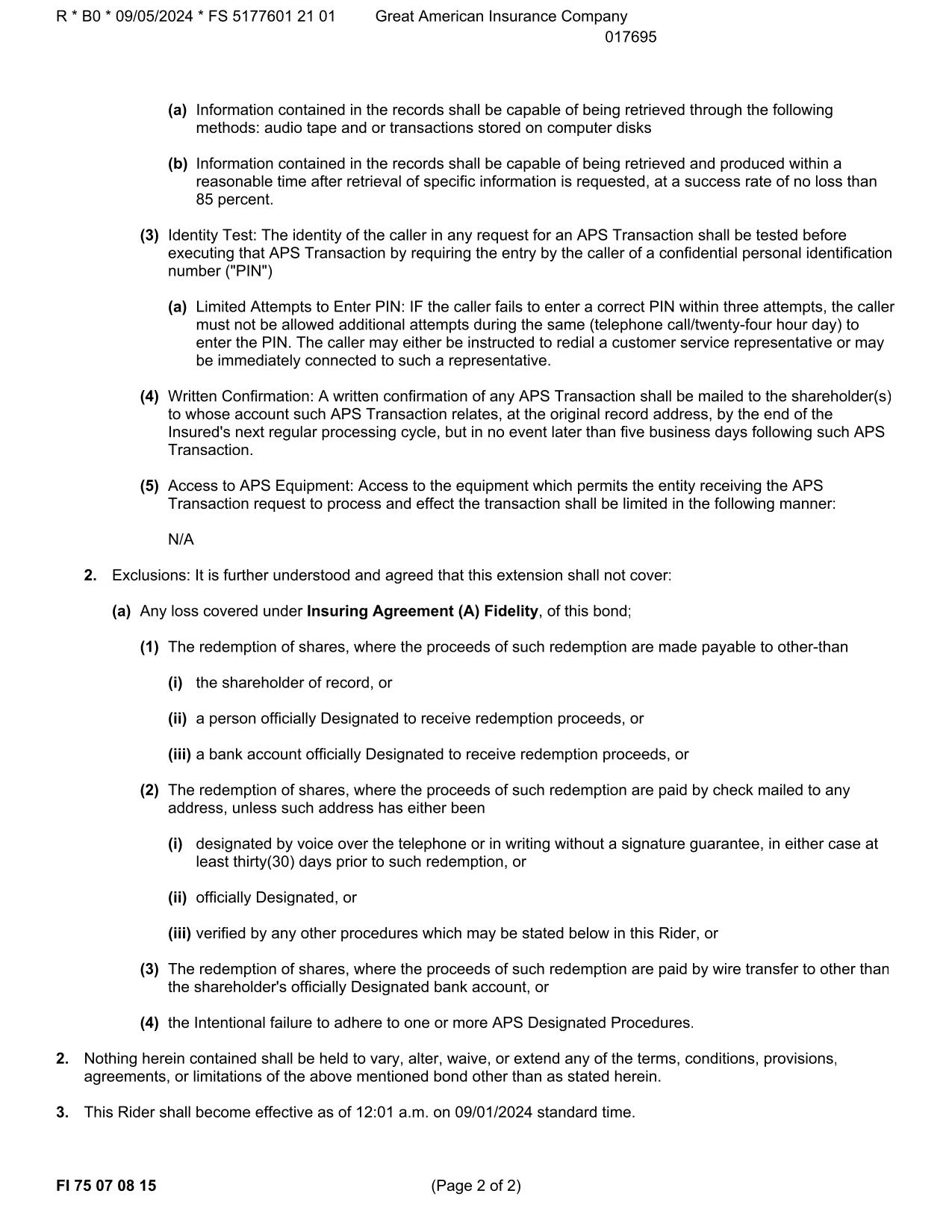 2024 9 ICB Allspring Funds - 00 GAIC - Primary Policy $20M (v2).pdf page 35