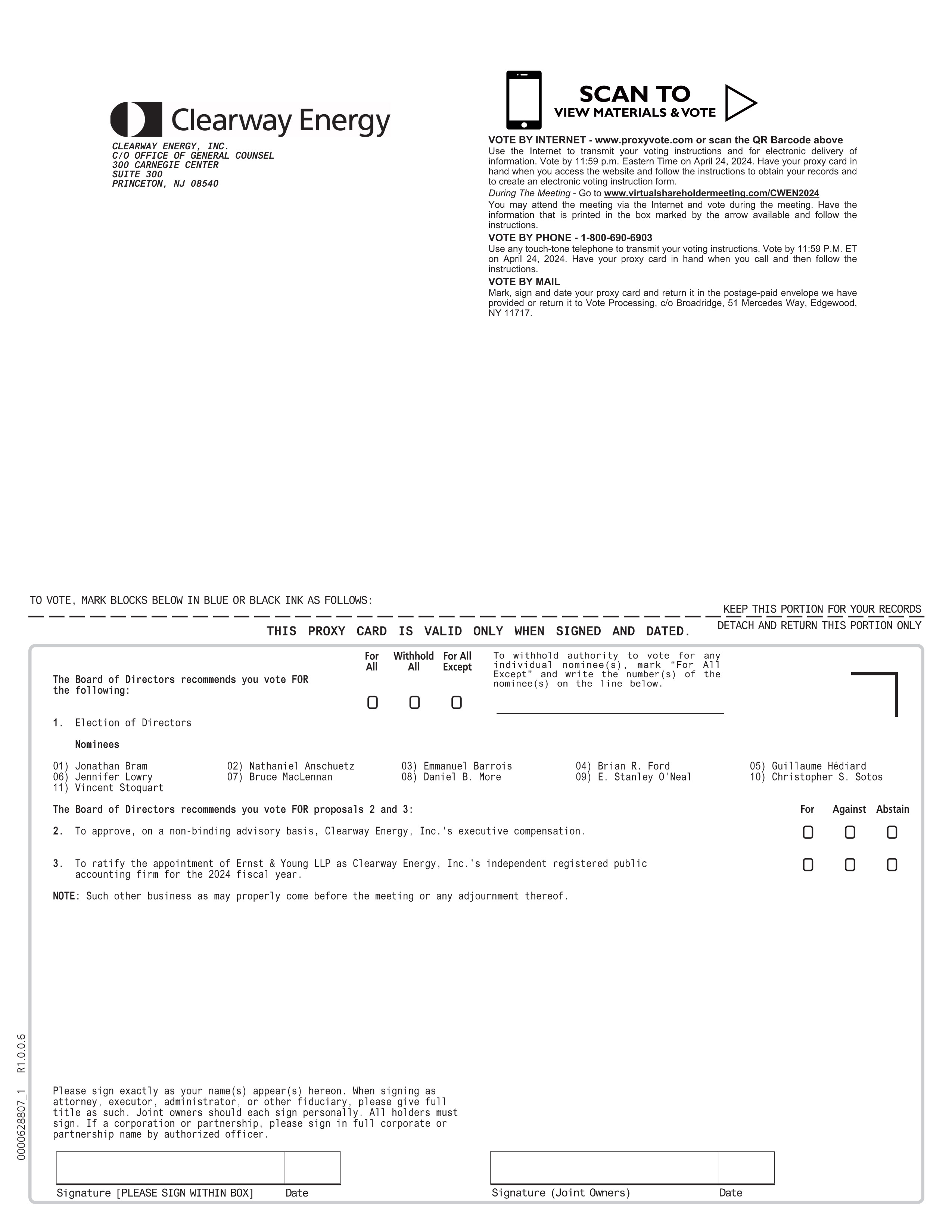 [MISSING IMAGE: px_24clearway1pg1-bw.jpg]