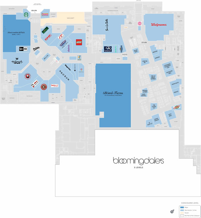 Garden State Plaza Mall Layout