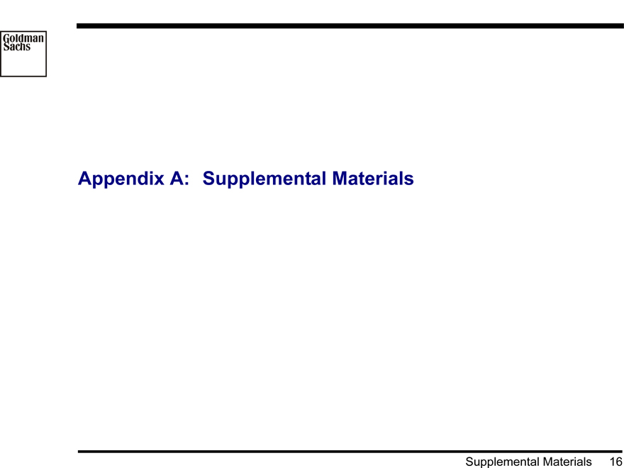 Presentation Materials, dated June 3, 2010, of Goldman Sachs