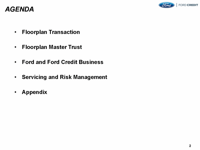 Ford credit floorplan corporation #2