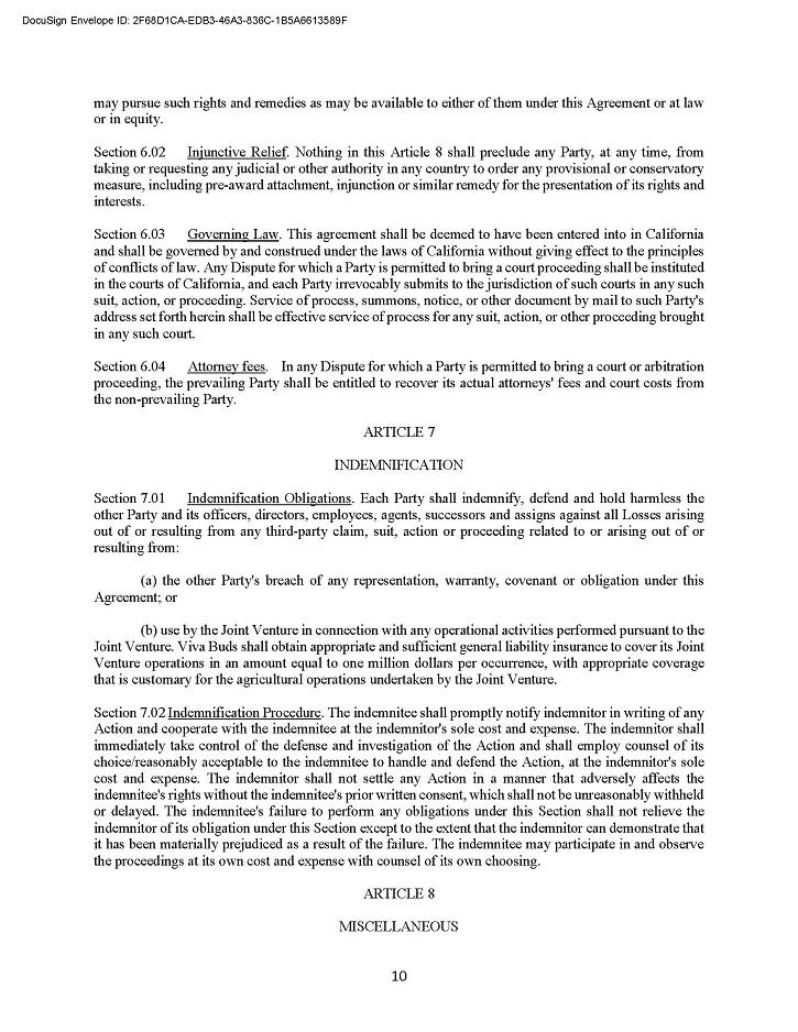 EX-10 2 ex101.htm JOINT VENTURE AGREEMENT