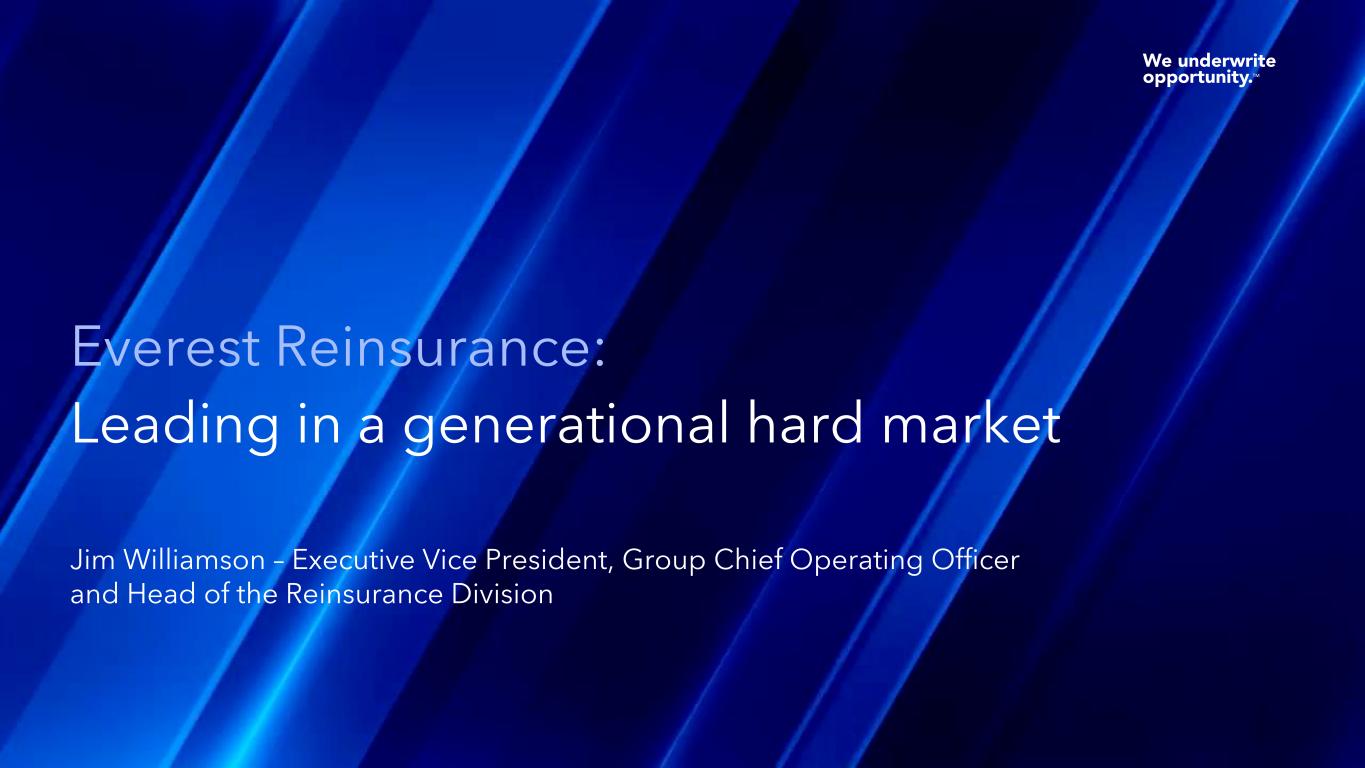 Everest Re Group: Top Tier Reinsurance Play (NYSE:EG)