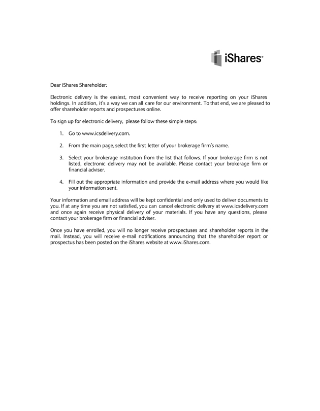 Form N-CSRS for iShares Trust
