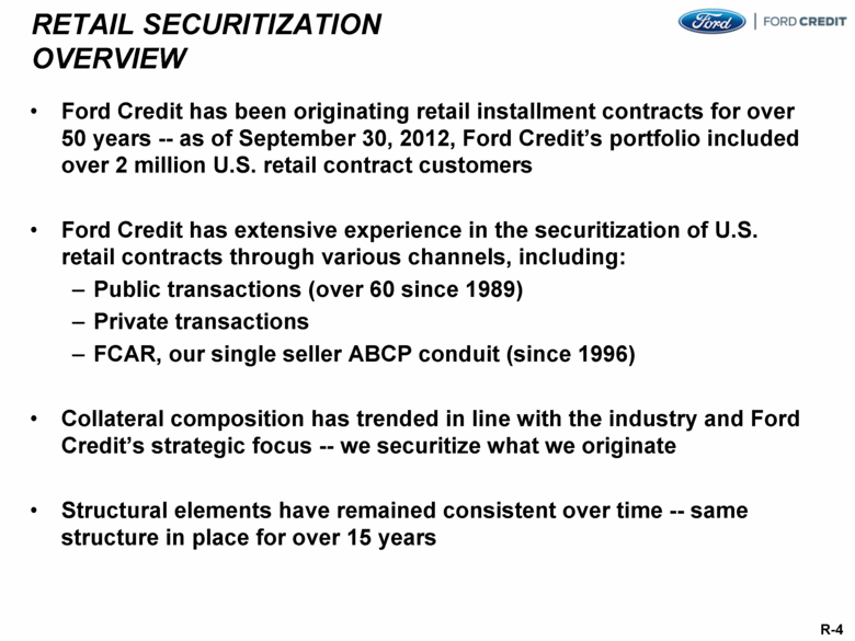 Ford securitization #5
