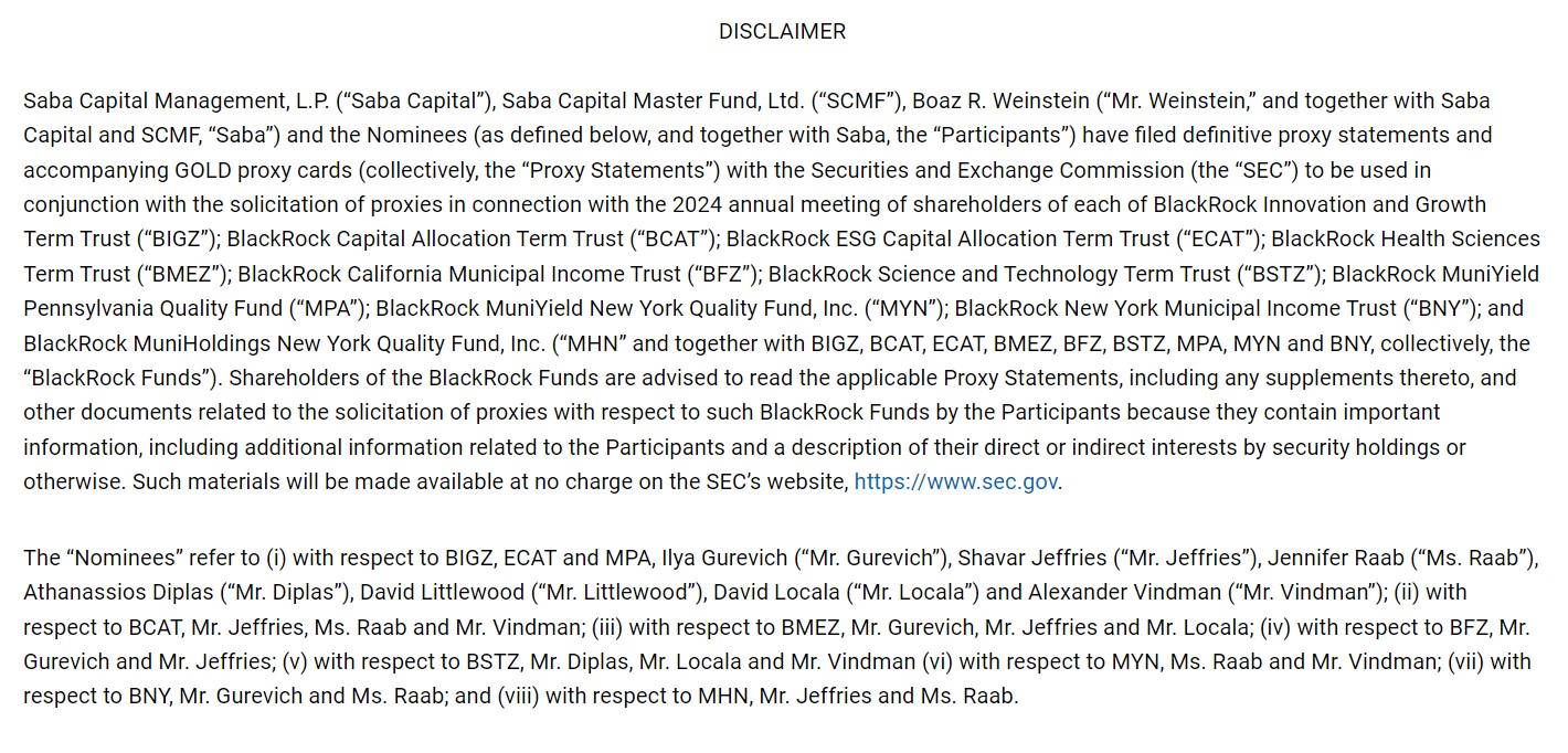 BlackRock California Municipal Trust DFAN14A Proxy Statement