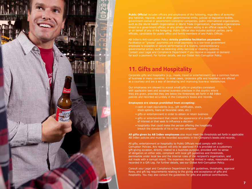 Anheuser Busch Inbev Code Of Business Conduct