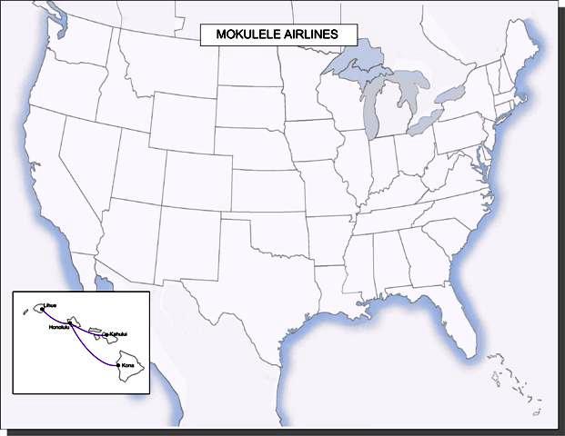 March Route Map Midwest Airlines
