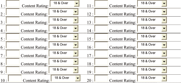 (CSC APPROPRIATE CONTENT RATING)