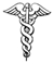A medical symbol with wings

Description automatically generated