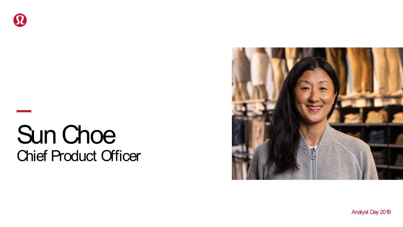 Lululemon names Sun Choe chief product officer
