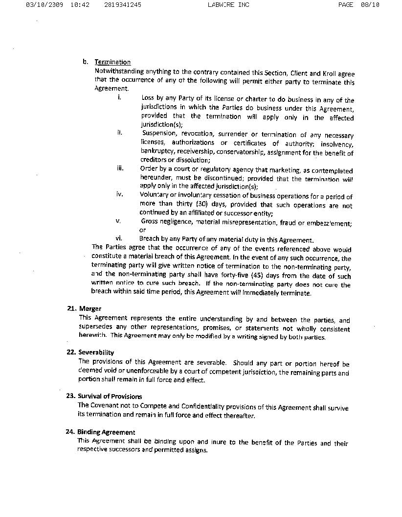 Service Agreement page 8