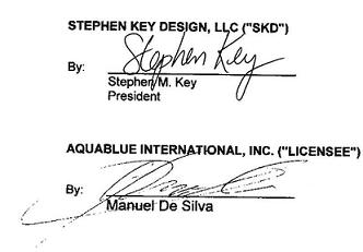 Patent License Signatures