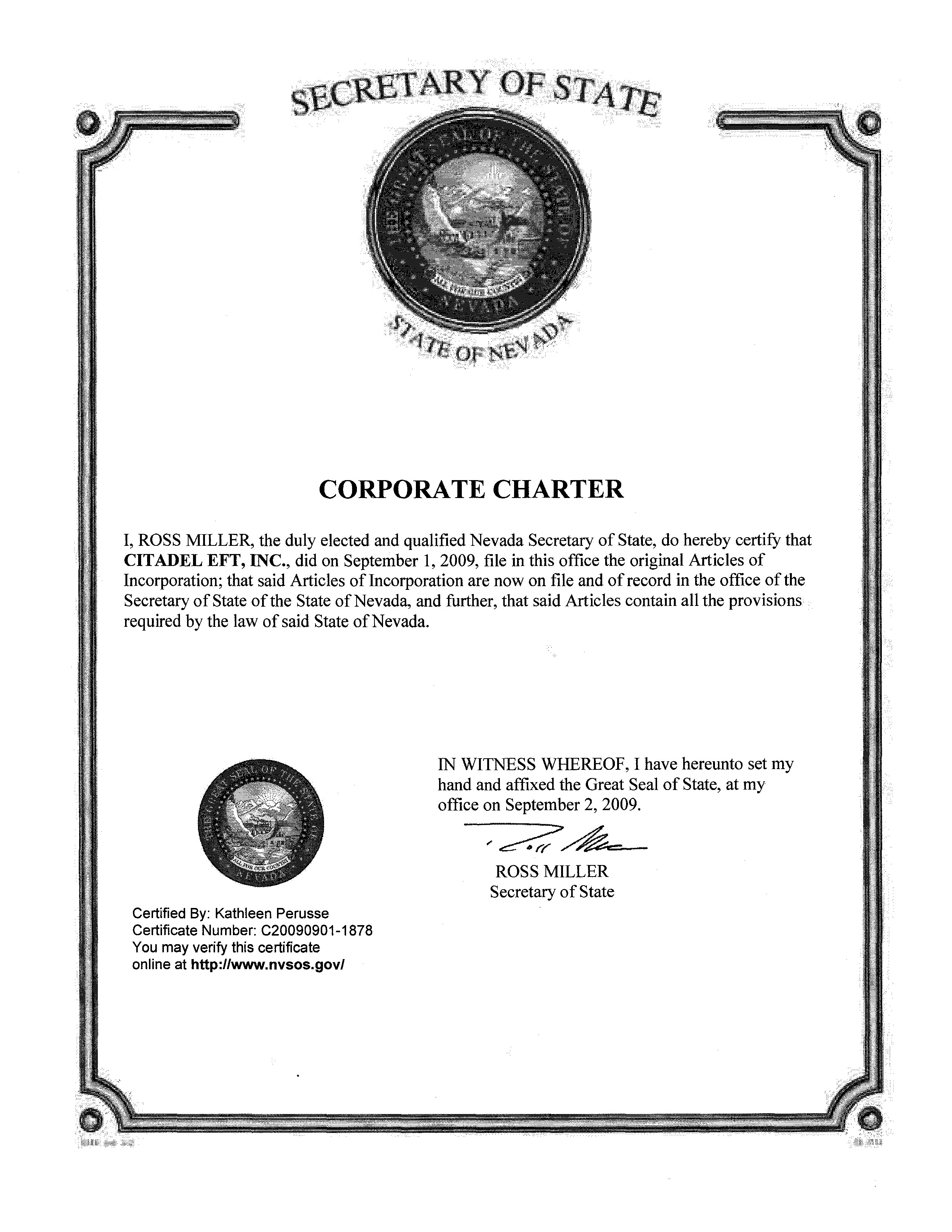 What Is A Corporation Charter