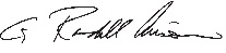 g. randall allison's signature