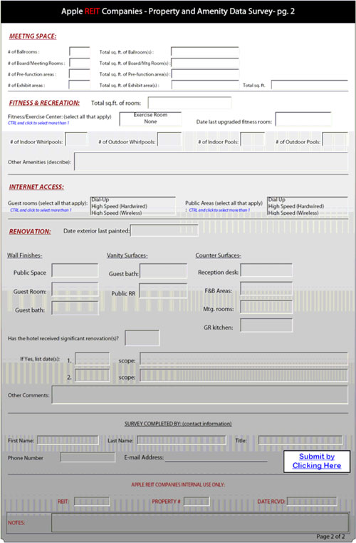 (DATA SURVEY FORM)