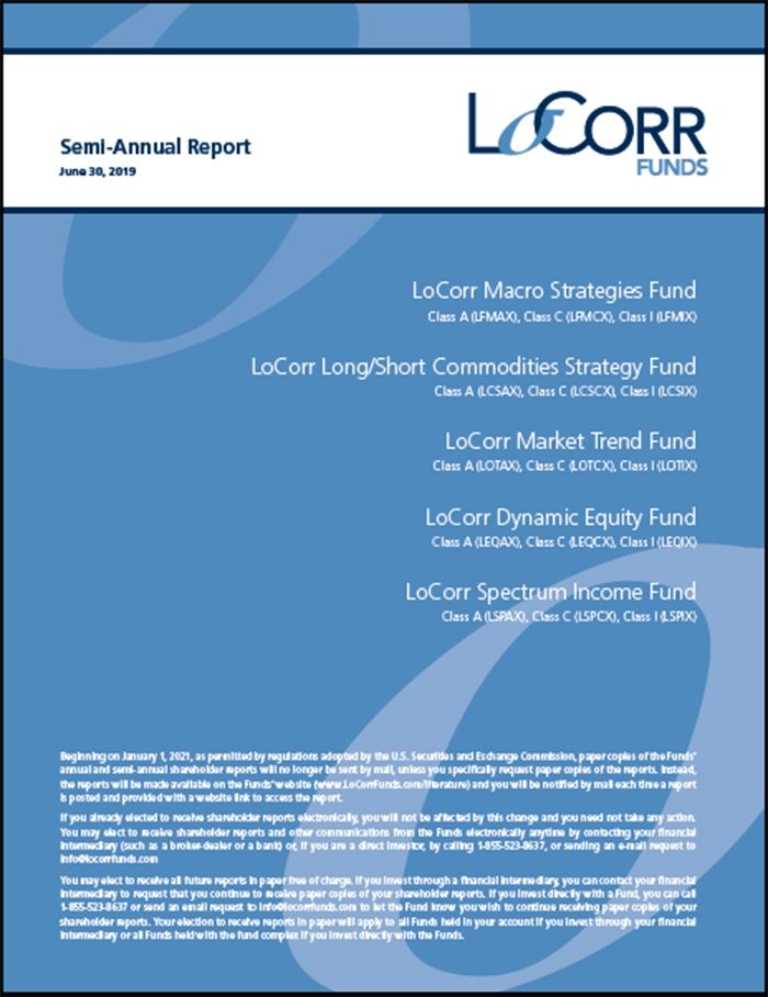 N-CSRS 1 locorr_n-csrs.htm SEMI-ANNUAL CERTIFIED SHAREHOLDER REPORT UNITED