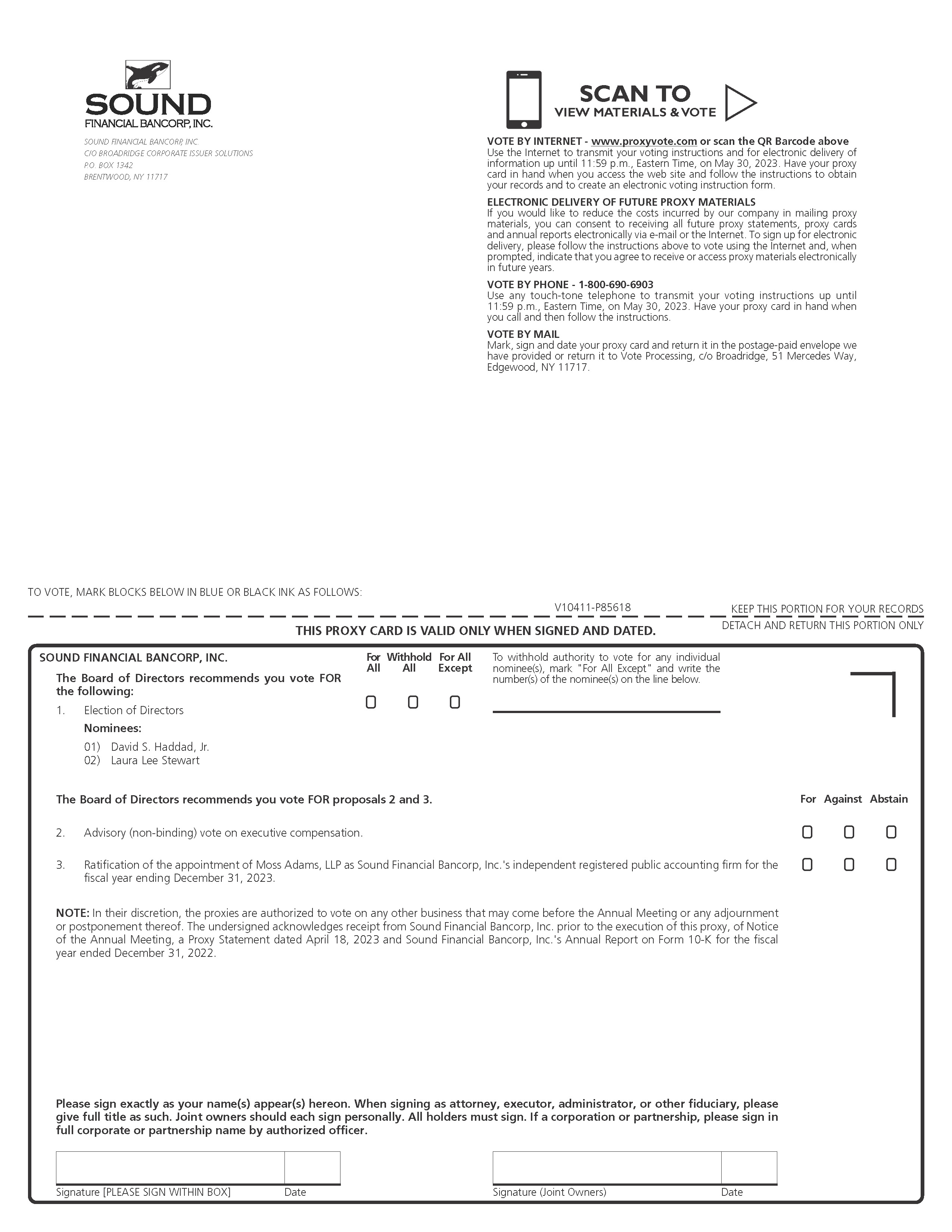 SOUND FINANCIAL BANCORP INC._P85618_PRXY_GT20_23_(#70321) - FINAL_Page_1.jpg