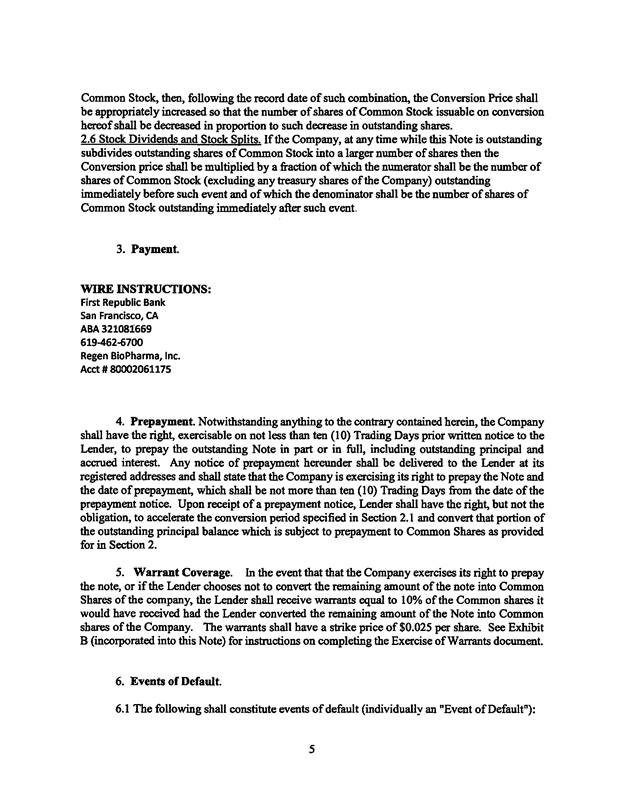 Z:2024 OPERATIONSEDGAR09 SEPTEMBERREGEN BIOPHARMA, INC09-11-2024Form 1-ADraftProductionDontex18