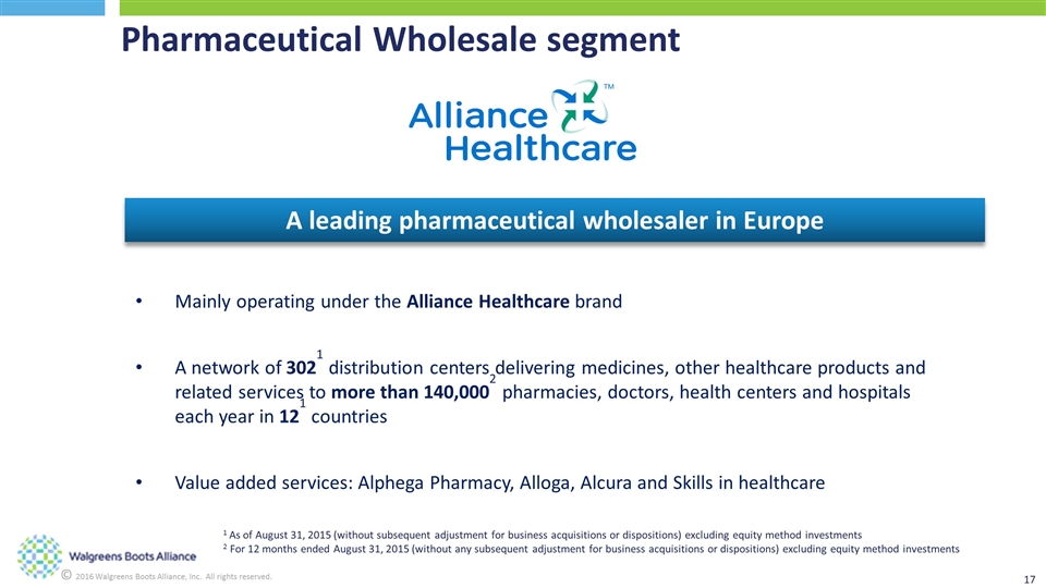 Alphega Pharmacie  Alliance Healthcare