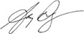 (Signature of Gary DiCenzo)