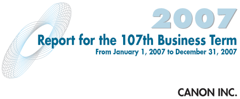 (2007 REPORT FOR THE 107TH BUSINESS TERM)