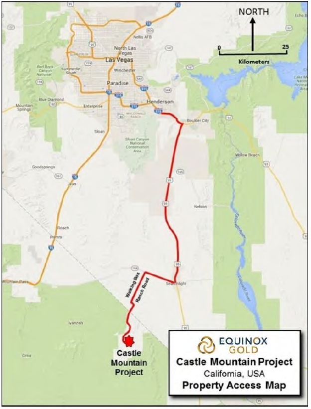 technical report on the castle mountain project feasibility study