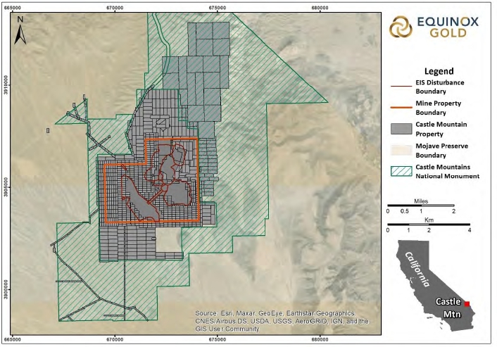 technical report on the castle mountain project feasibility study