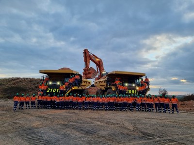 First truck loaded - June 15, 2021 (CNW Group|Equinox Gold Corp.)