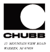 (CHUBB LOGO)