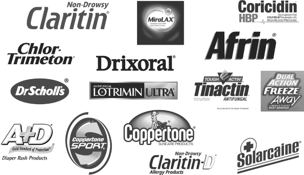 (SAMPLE OF CONSUMER HEALTH CARE BRANDS)