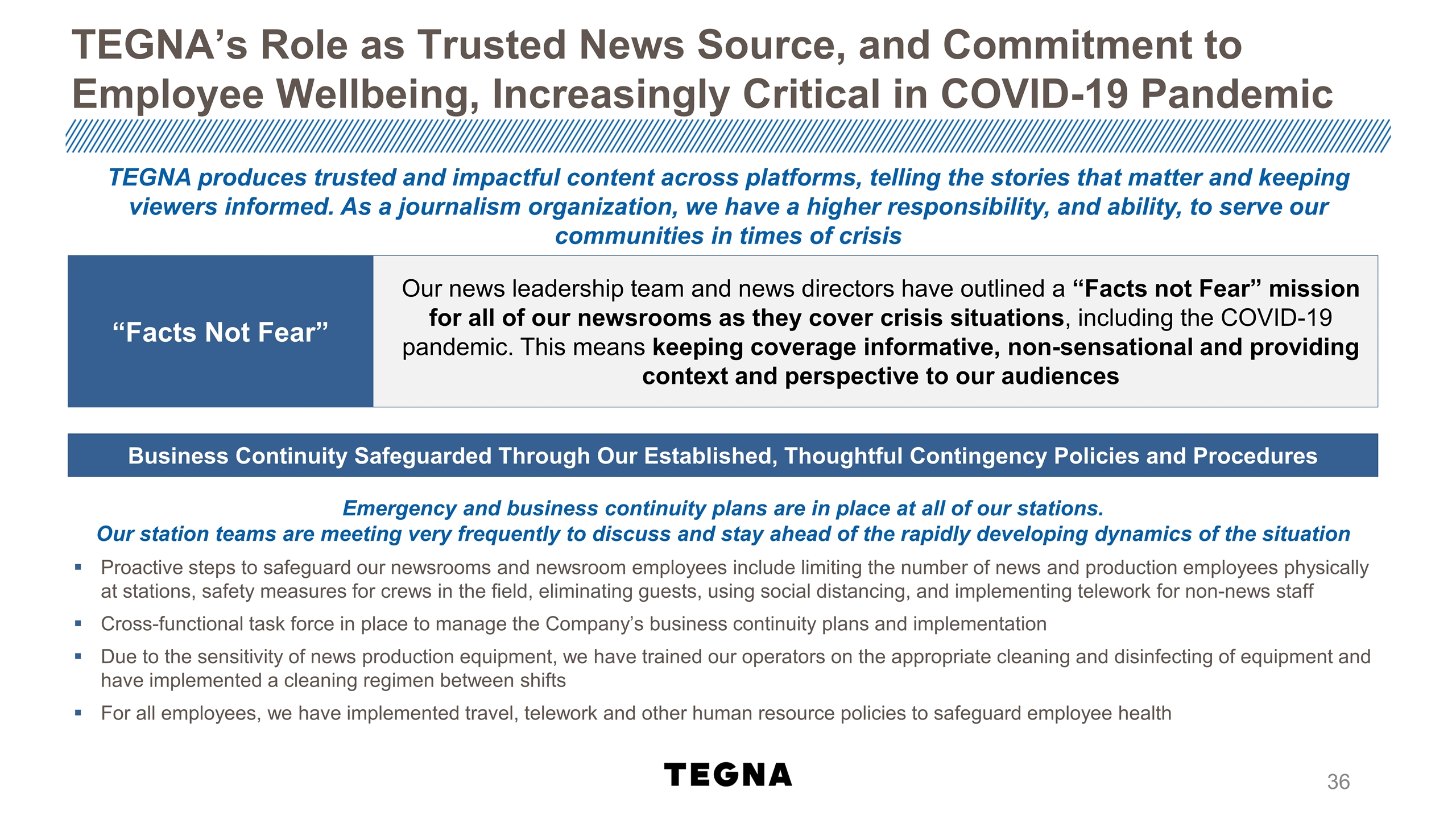 Social Responsibility - TEGNA