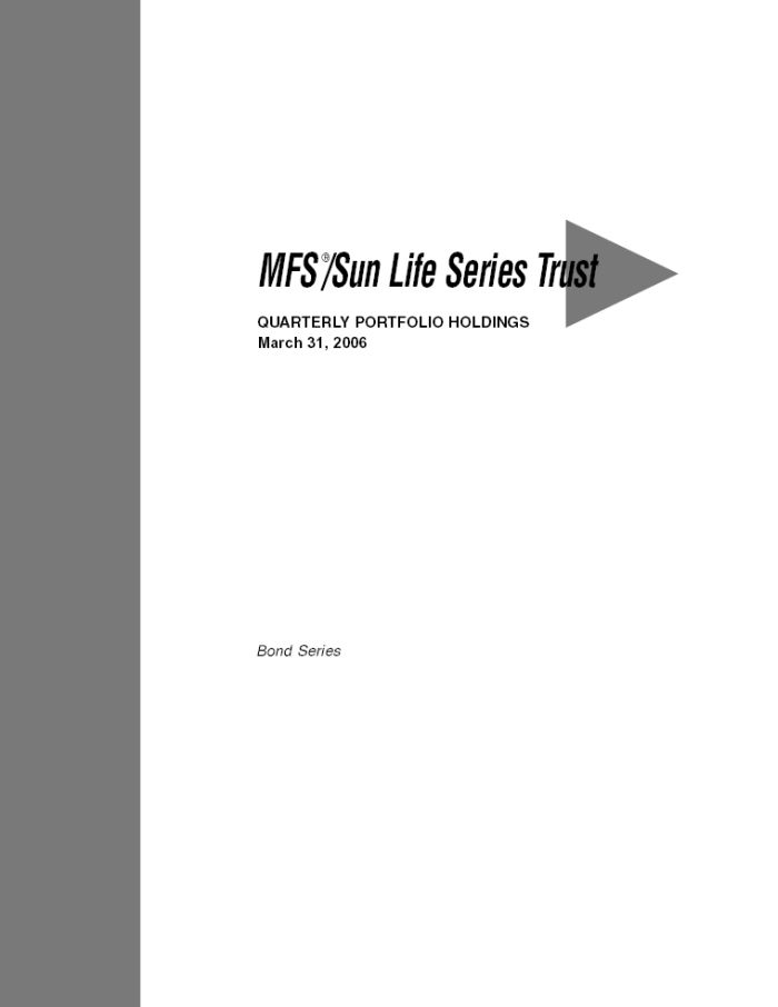 MFS/Sun Life Series Trust N-Q
