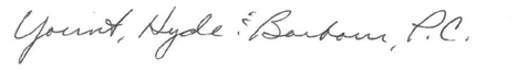 YHB Signature