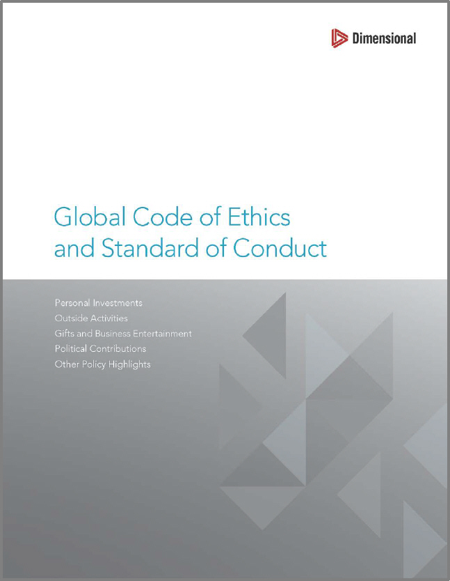 Code Of Ethics Dimensional Fund Advisors Lp