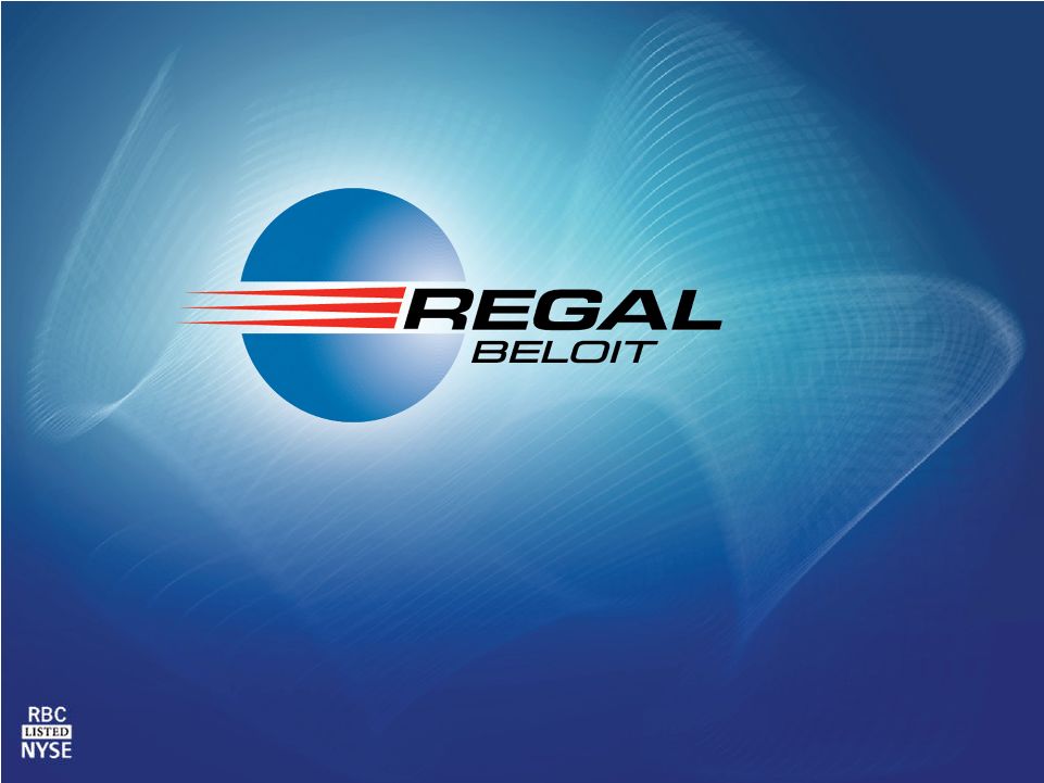 Regal Beloit Corporation Presentation of December 13, 2010