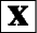 BOX WITH AN X