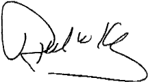 Raymond W. Kelly Signature